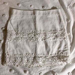 J. Crew Womens White Skirt